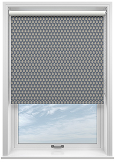 Emily Bond Jaipur, Indigo - Roller Blind